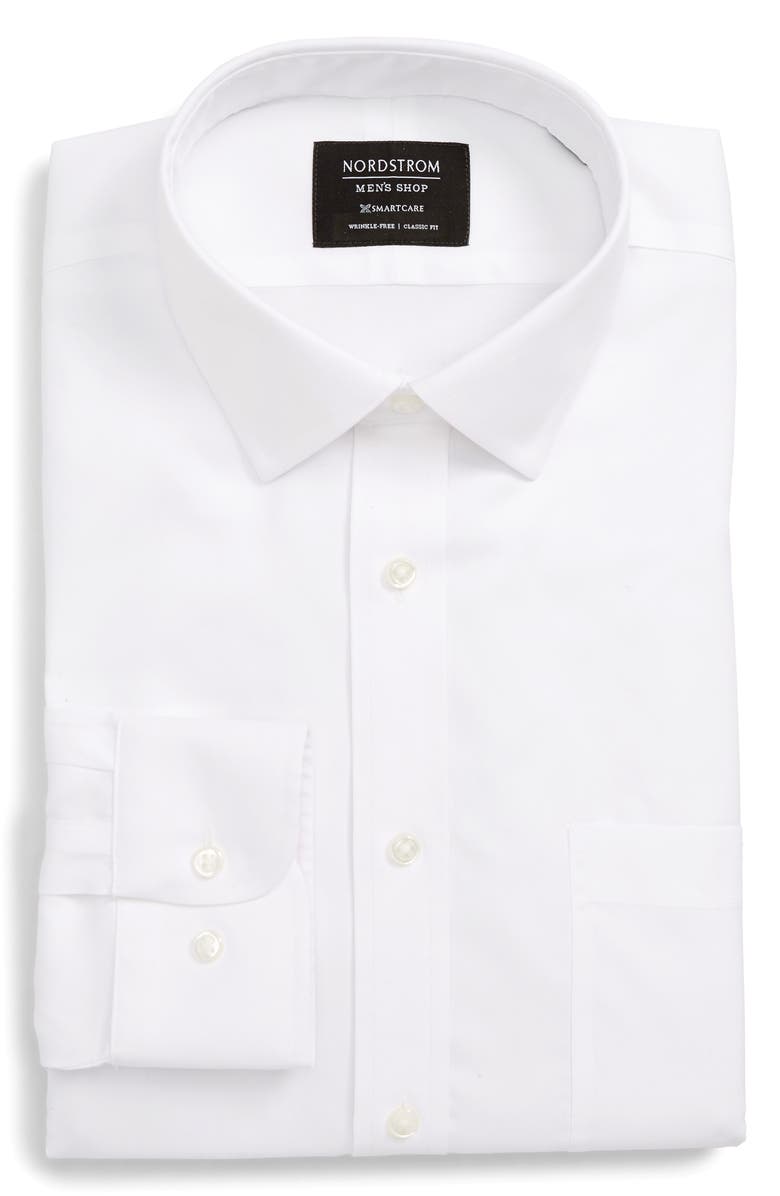 Nordstrom Smartcare<sup>™</sup> Classic Fit Solid Dress Shirt, Alternate, color, 