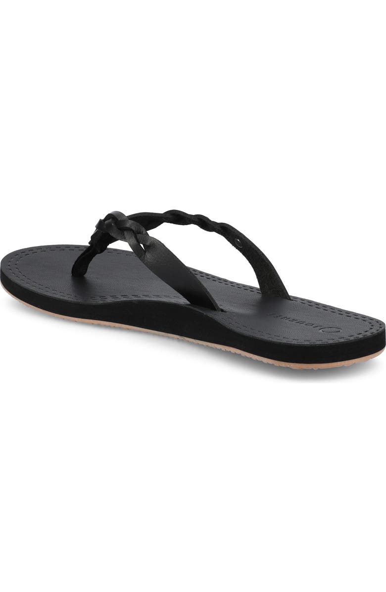 Journee Collection Tomi Braided Flip Flop, Alternate, color,