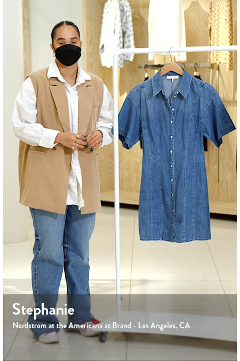 Seam Detail Denim Dress video