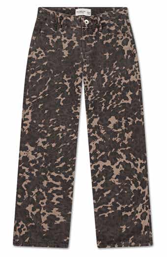 abercrombie kids Kids' Print Low Rise Baggy Jeans