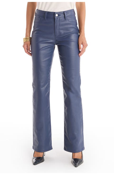Aria Coated Flare Jean