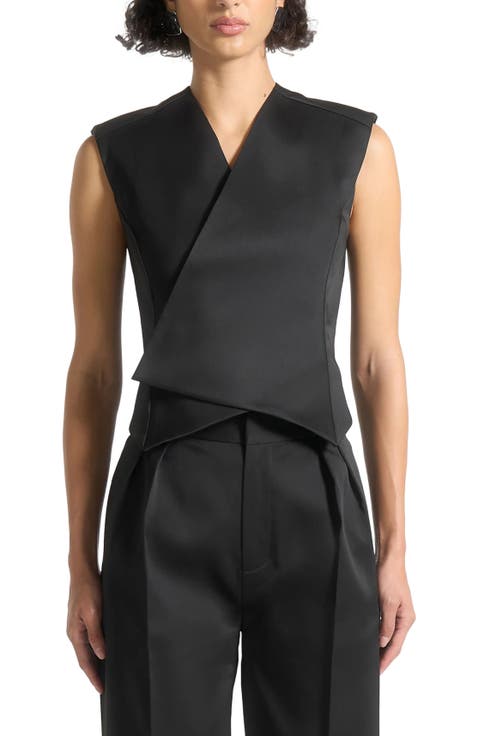Laurence Sateen Wrap Waistcoat