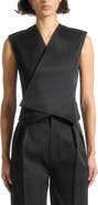 Manière De Voir Laurence Sateen Wrap Waistcoat