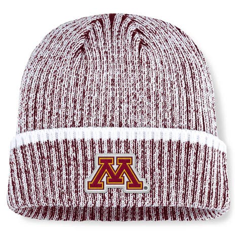 Men's Fanatics  Maroon/White Minnesota Golden Gophers Haze Cuffed Knit Hat
