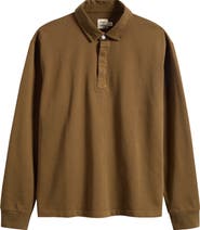 Flint & Tinder by Huckberry Striped Long Sleeve Rugby Shirt