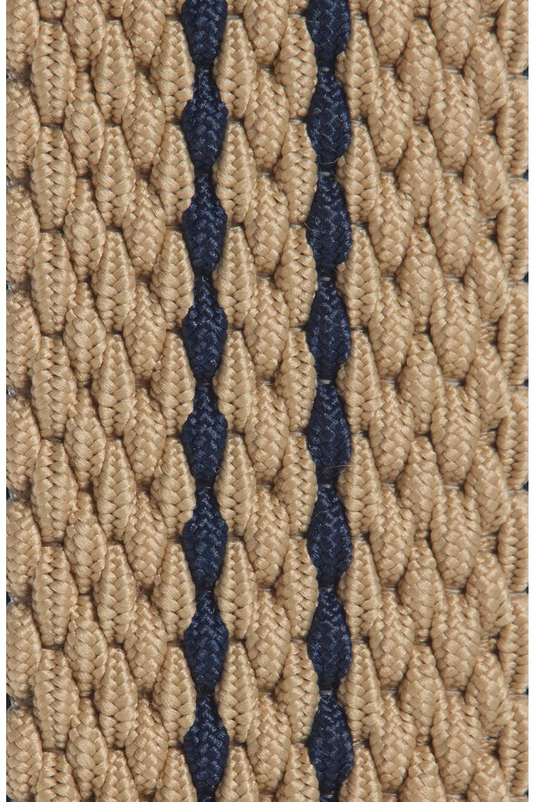 Stripe Reversible Stretch Woven Belt, Alternate, color, KHAKI/ NAVY