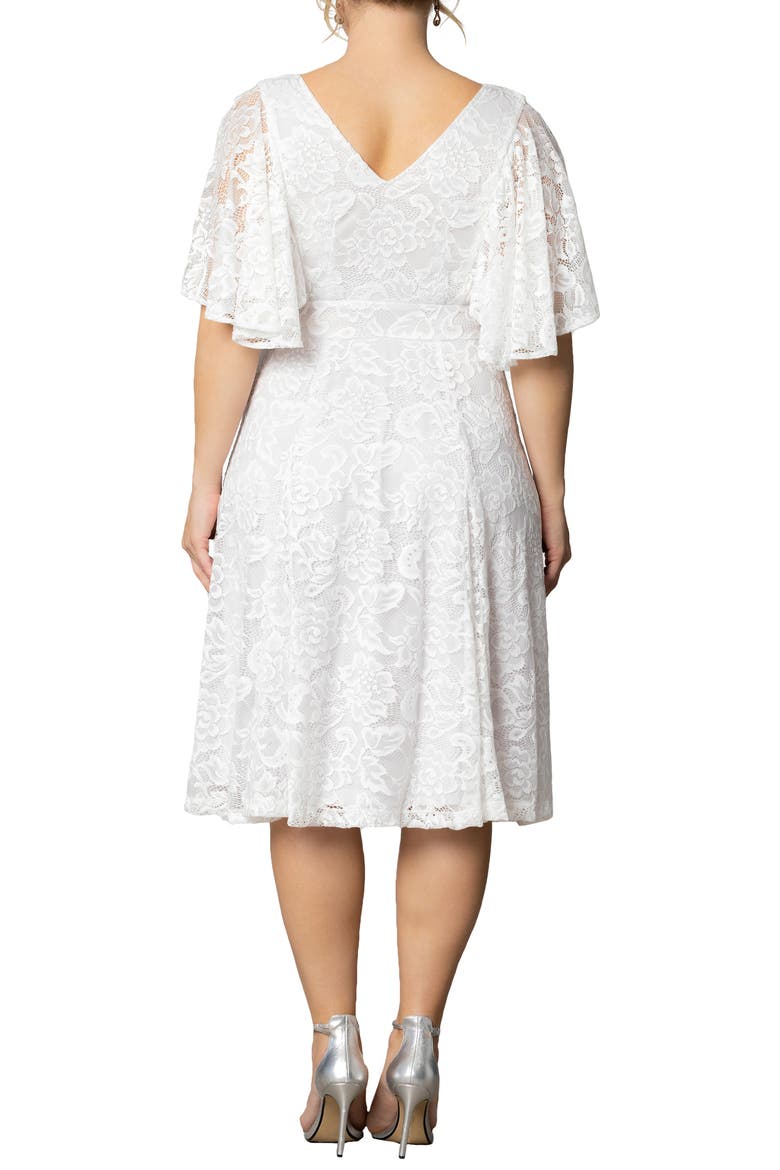 Genevieve Stretch Lace Cocktail Dress, Alternate, color, PEARL