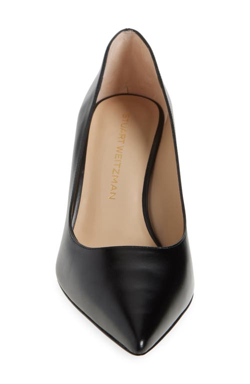 Stuart Weitzman 'stuart Power 75 Pointed Toe Pump In Black