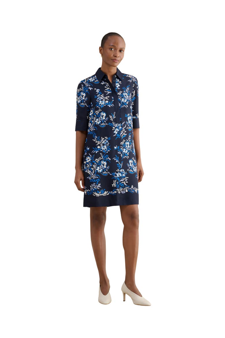 Marciella Dress, Main, color, Navy Multi