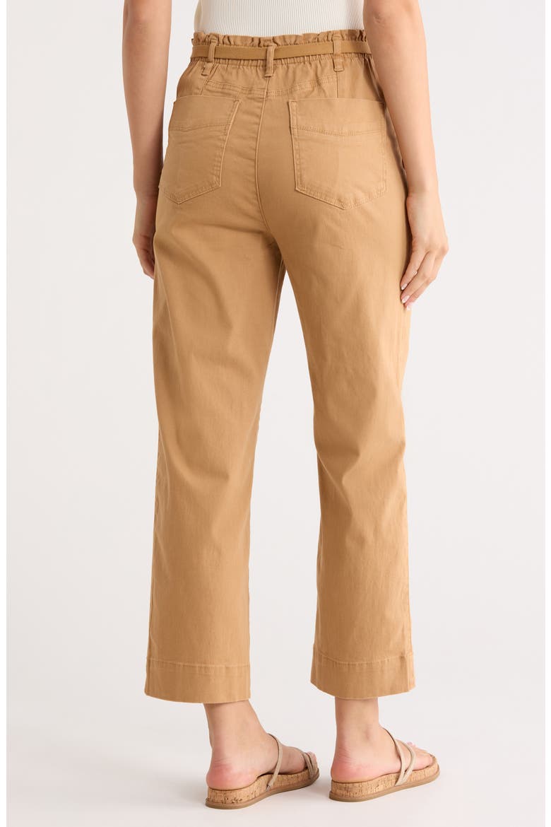 Ultra Skyrise Paperbag Pants, Alternate, color, CARAMEL LATTE