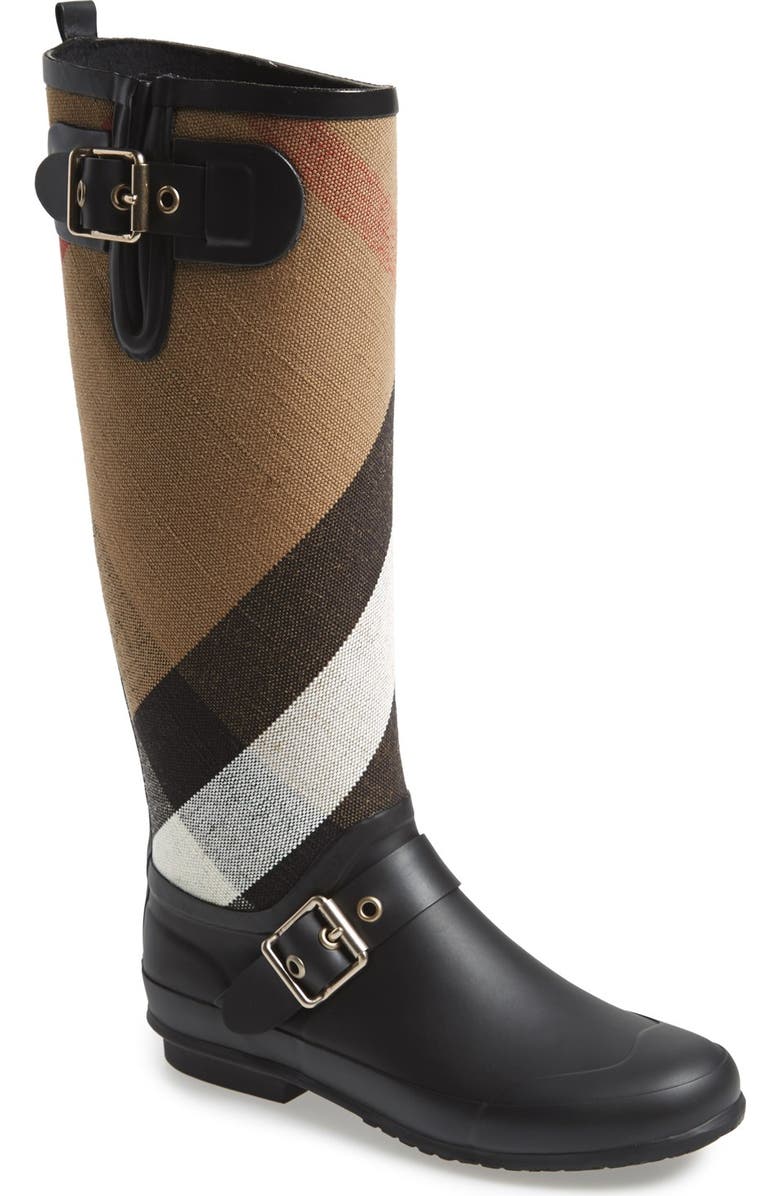 Burberry 'Birkback' Rain Boot, Main, color,