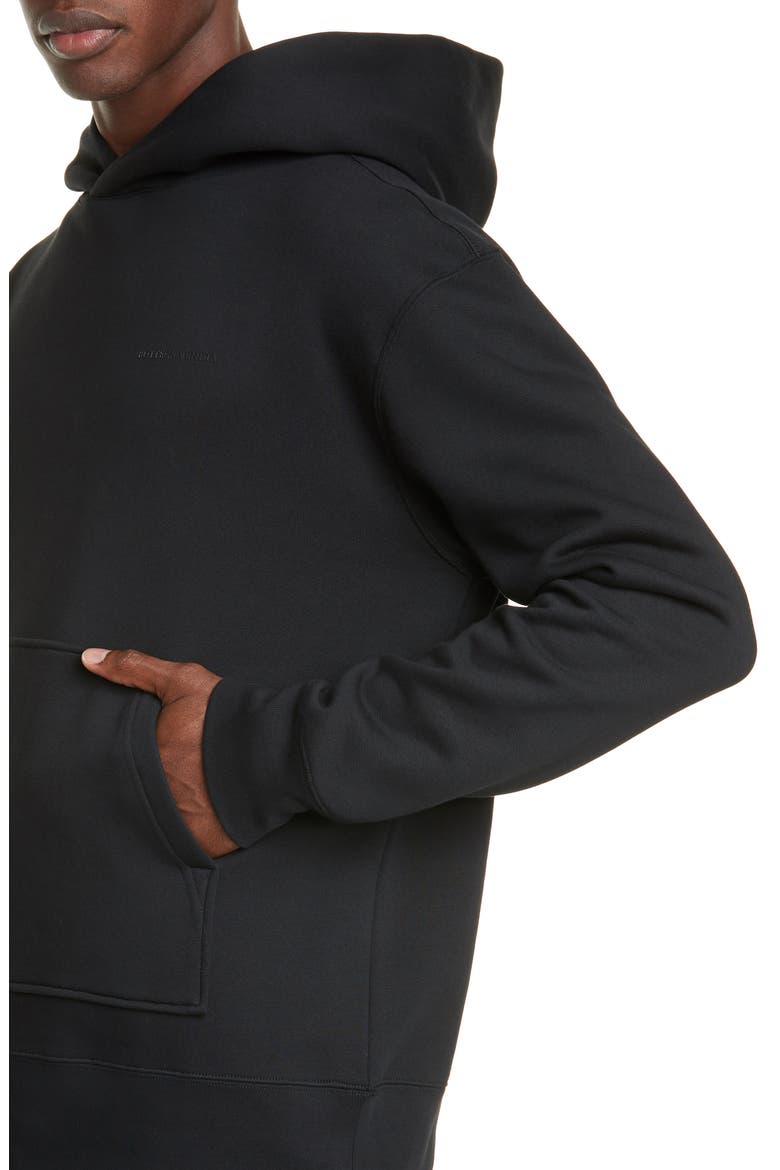 Logo Cotton Blend Hoodie, Alternate, color, NERO