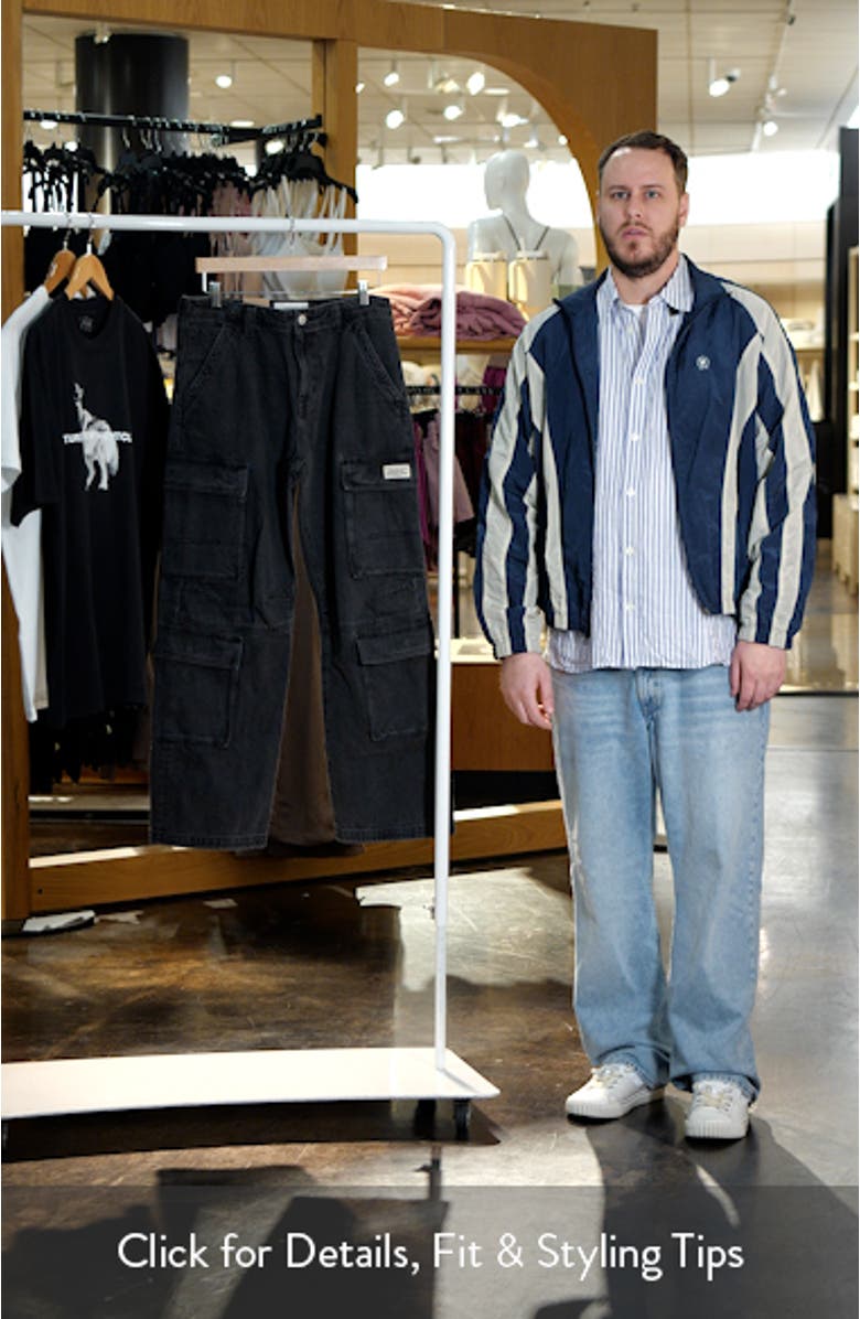 Adam Baggy Denim Cargo Pants, sales video thumbnail