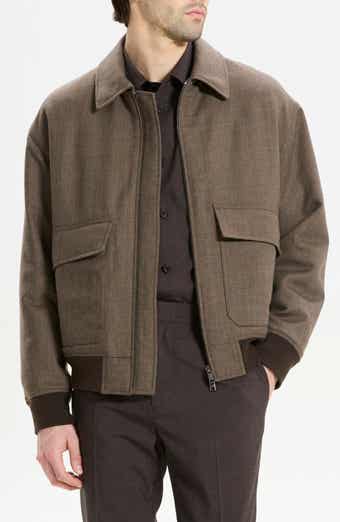 Theory Virgin Wool Modern Aviator Jacket