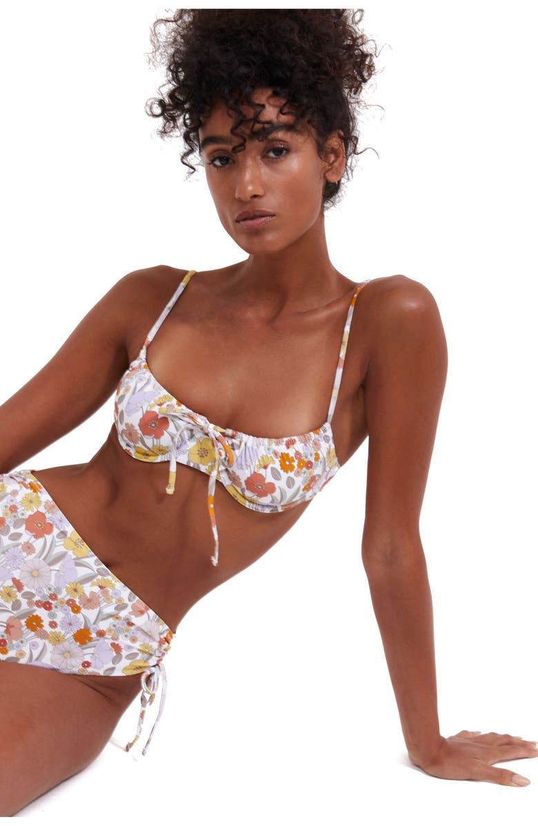 Flirtt Gottex Botanic Party Underwire Bikini Top, Alternate, color, 