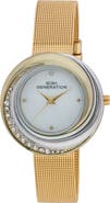 BCBG Nova 3 Faux Leather Strap Watch, 35mm