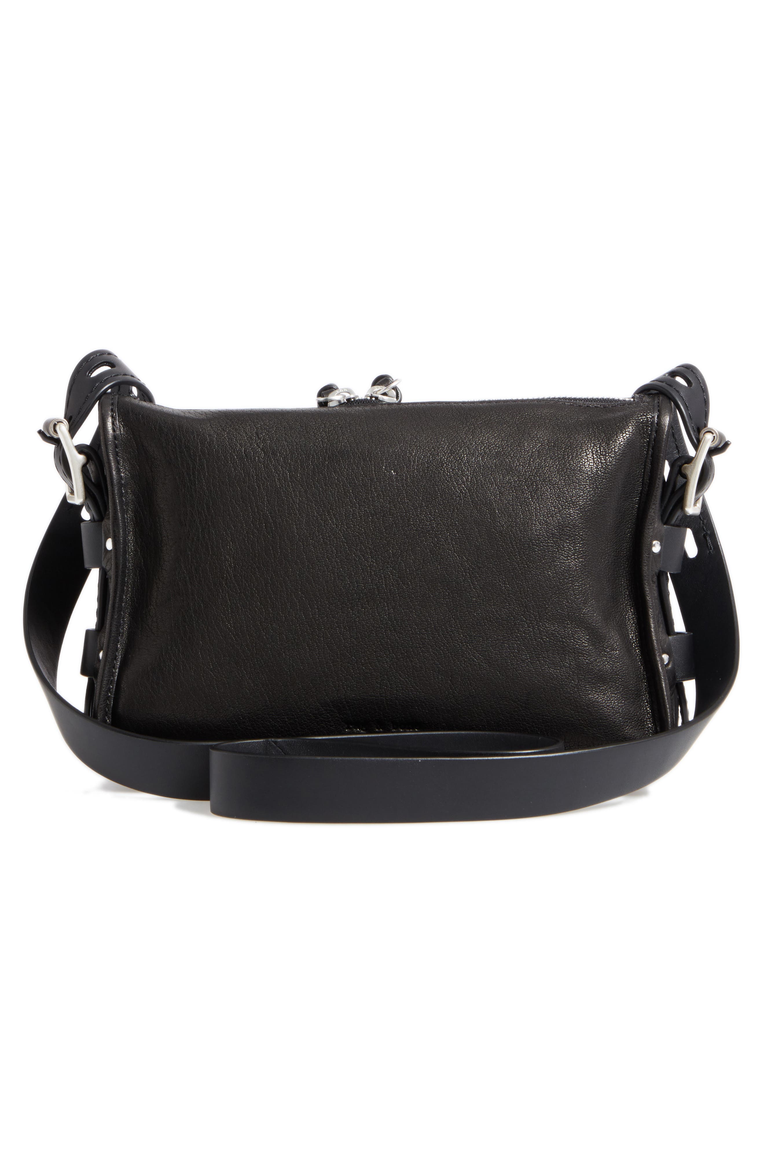 rag & bone Small Field Leather Messenger Bag, Alternate, color, 