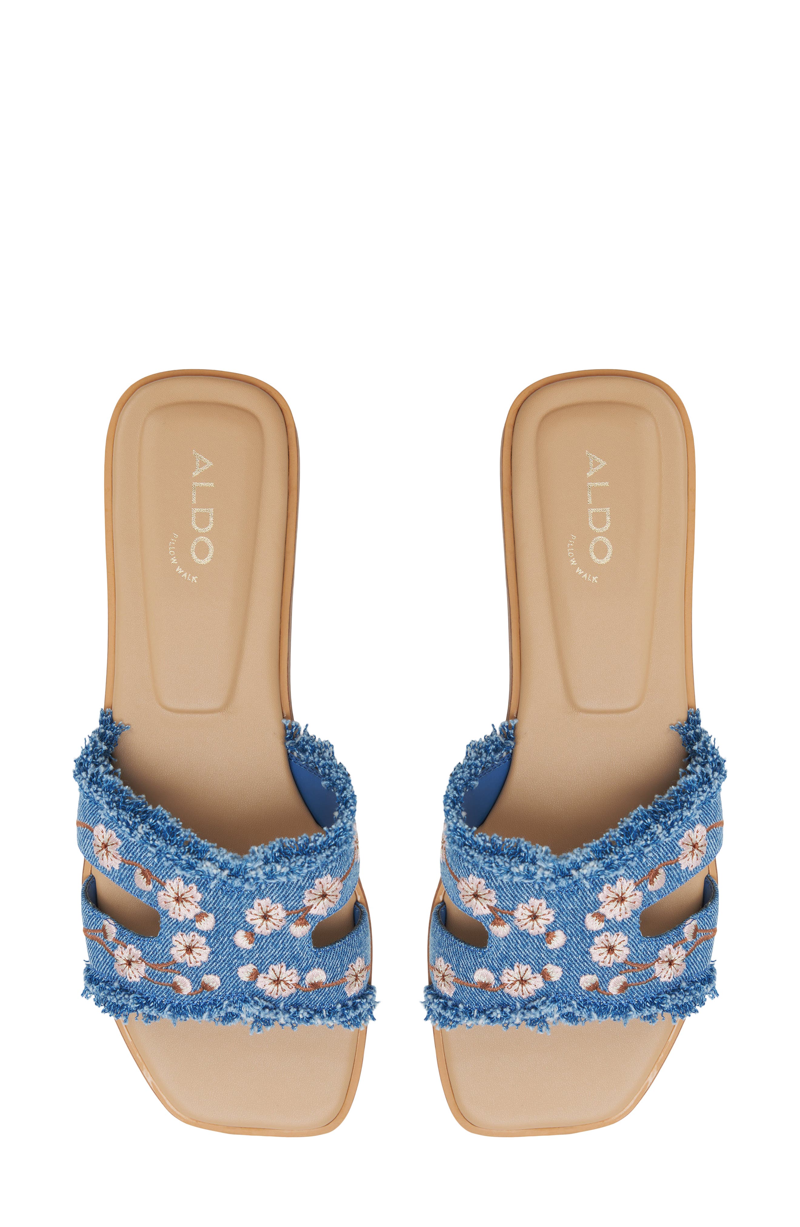 Itsandal Slide Sandal, Alternate, color, BLUE COMBO