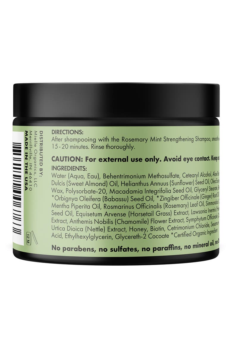 Rosemary Mint Strengthening Hair Masque - 12.0 oz., Alternate, color, NO COLOR