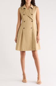 AREA STARS Trey Sleeveless Trench Dress