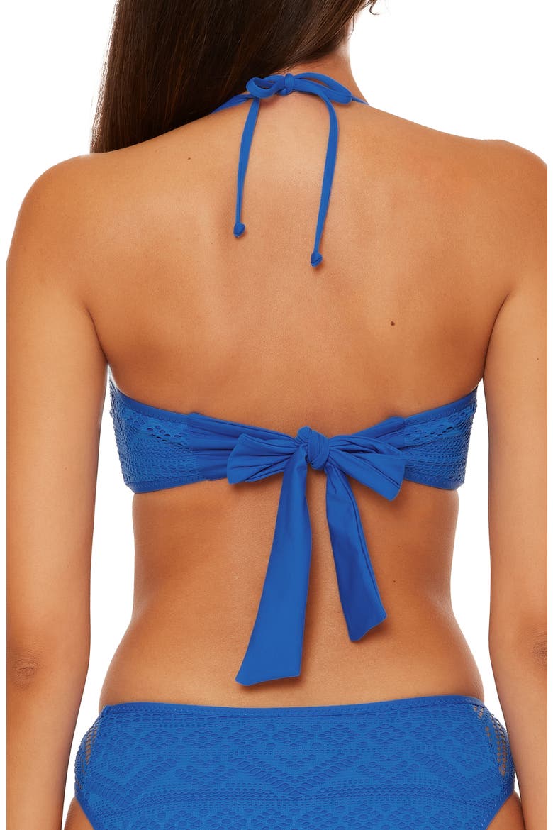 Color Play Bandeau Bikini Top, Alternate, color, OCEAN