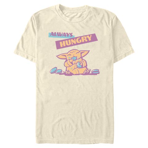 Men's The Child Always Hungry Drawing Short Sleeve Graphic T-shirt