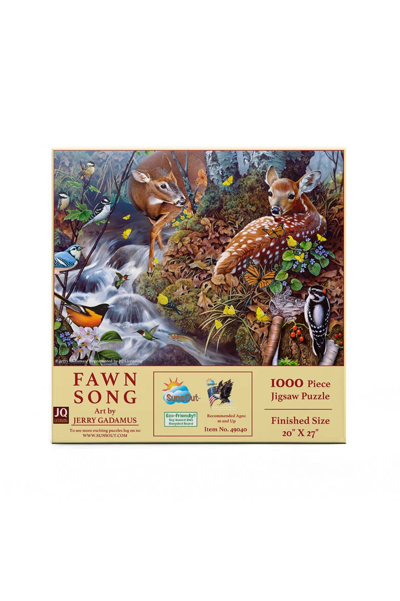 Fawn Song 1000 piece Jigsaw Puzzle for Adults, Alternate, color, Multicolor