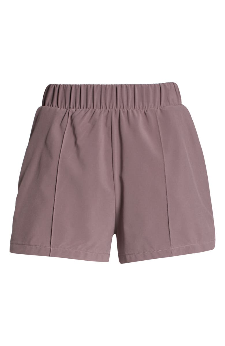 Zella Taylor Getaway High Waist Stretch Recycled Polyester Shorts, Alternate, color,