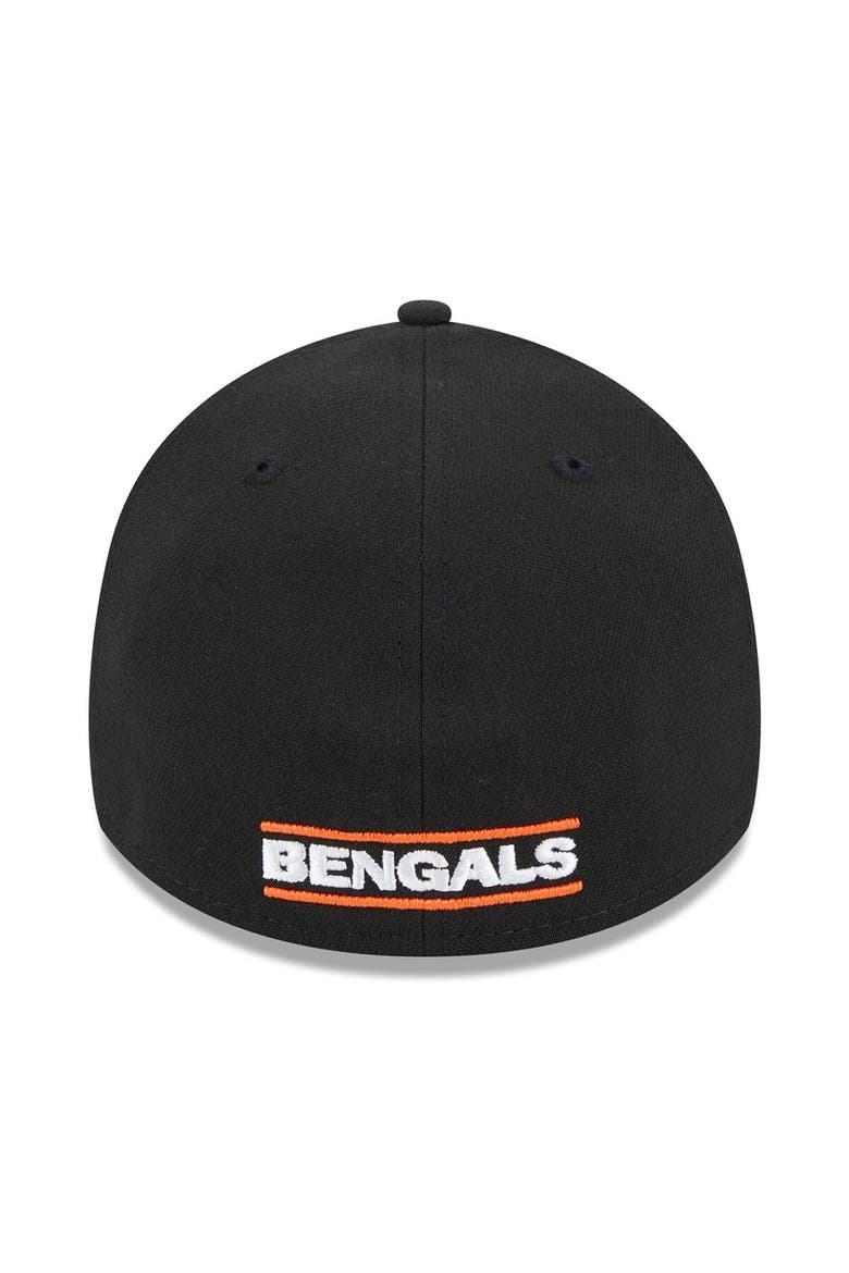 Men's New Era Black Cincinnati Bengals City Originals 39THIRTY Flex Hat, Alternate, color, Black