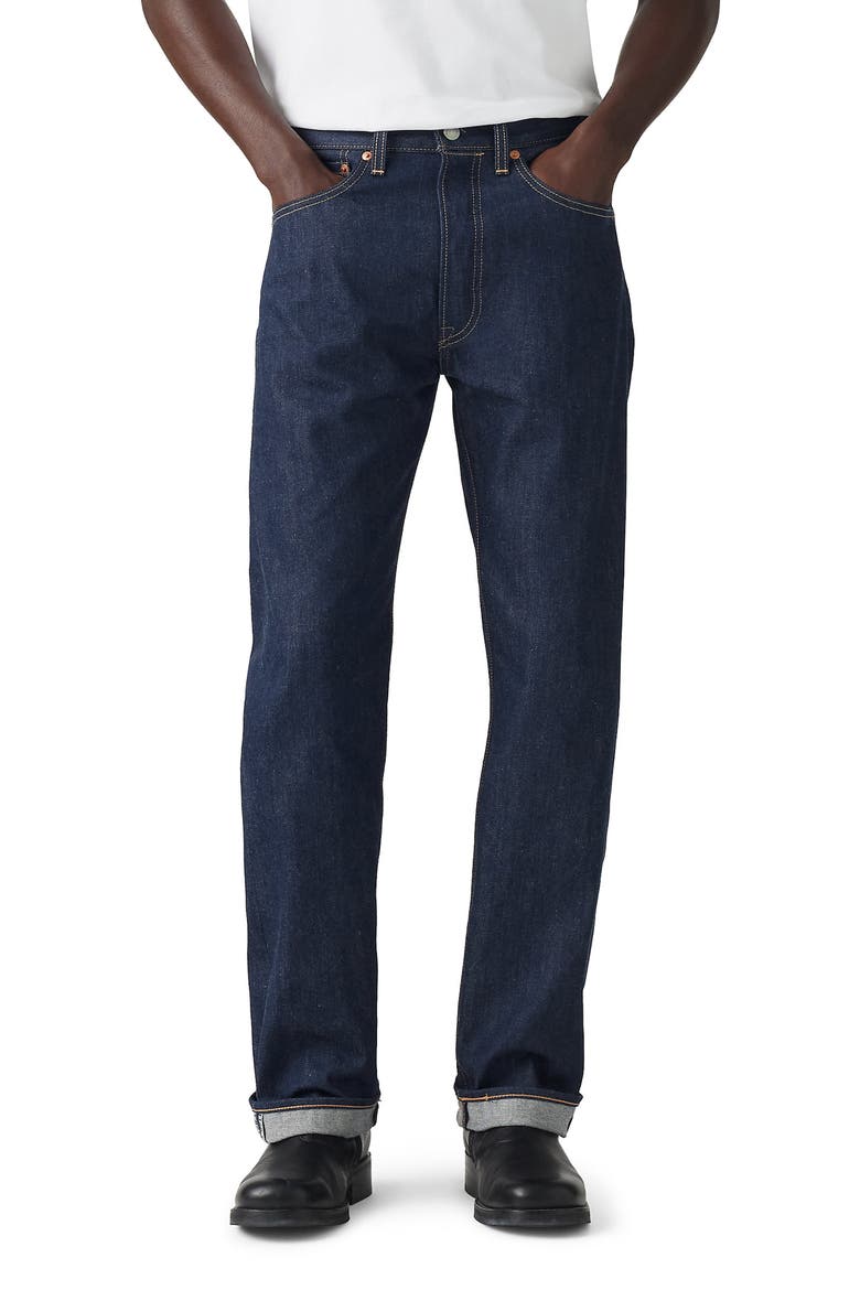 501® Original Straight Leg Selvedge Jeans (Men) | Nordstrom