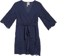 Forgotten Grace Eyelet Knit Dress