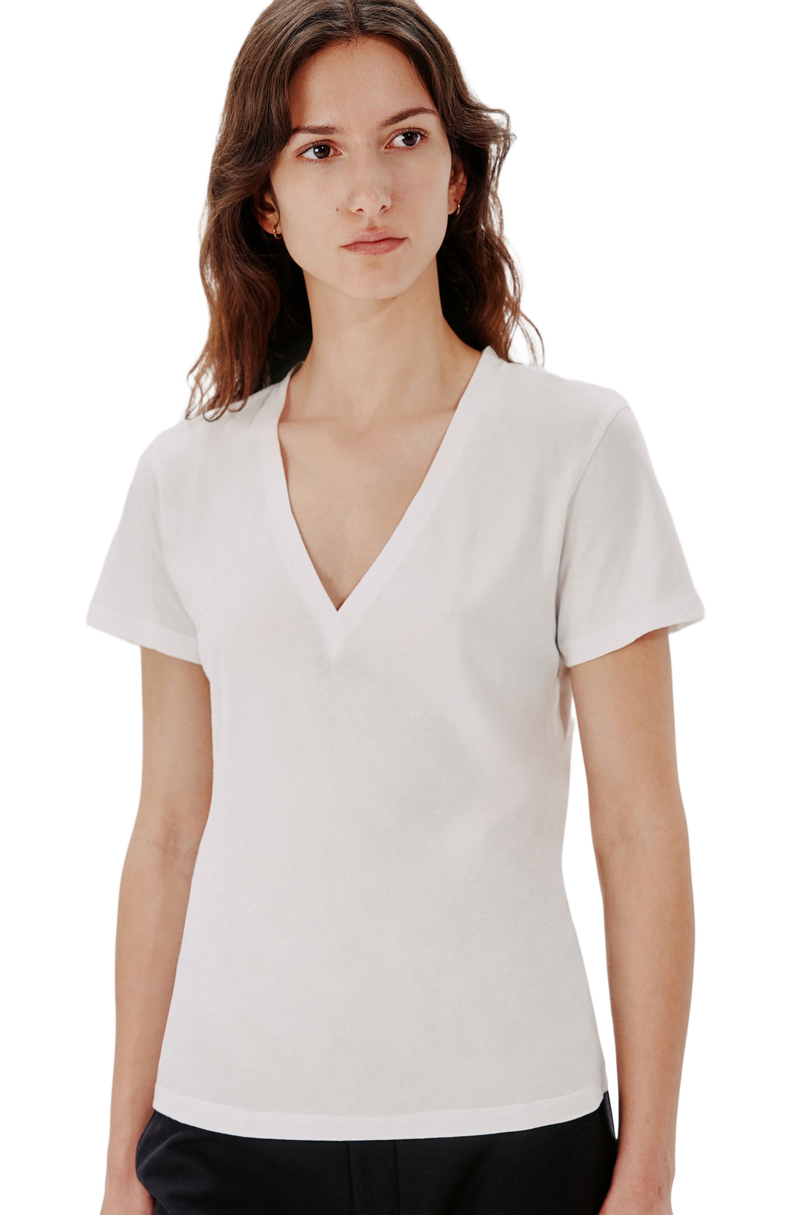 V-NECK TEE - image 4
