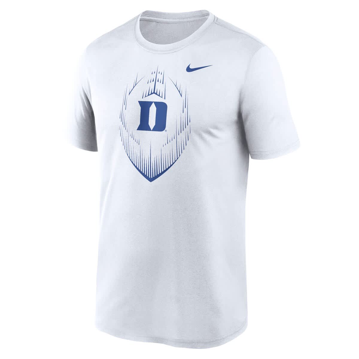 Men's Nike White Duke Blue Devils Primetime Legend Icon Performance T-Shirt - image 2