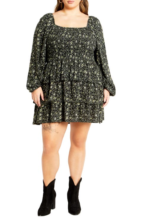 Piper Floral Minidress (Plus)