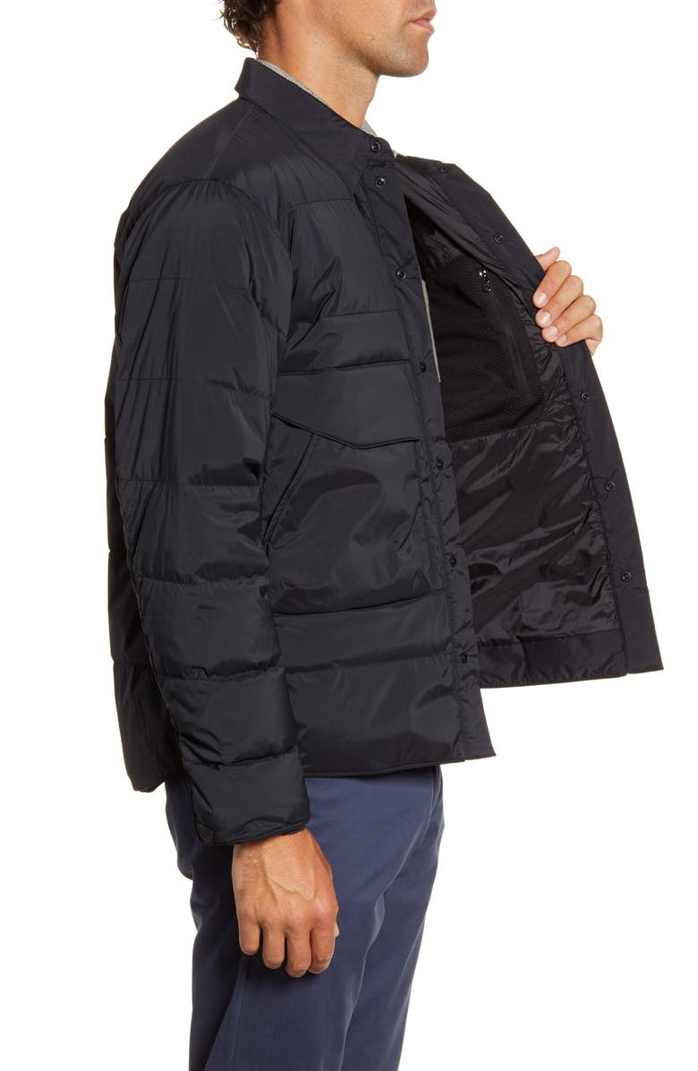 GOLDWIN Water Repellent Down Shirt Jacket, Alternate, color, 
