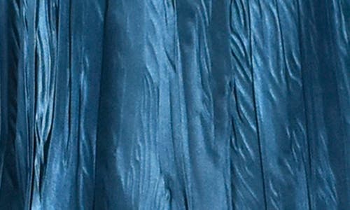 Komarov Chiffon & Charmeuse Cocktail Dress With Jacket In Blue
