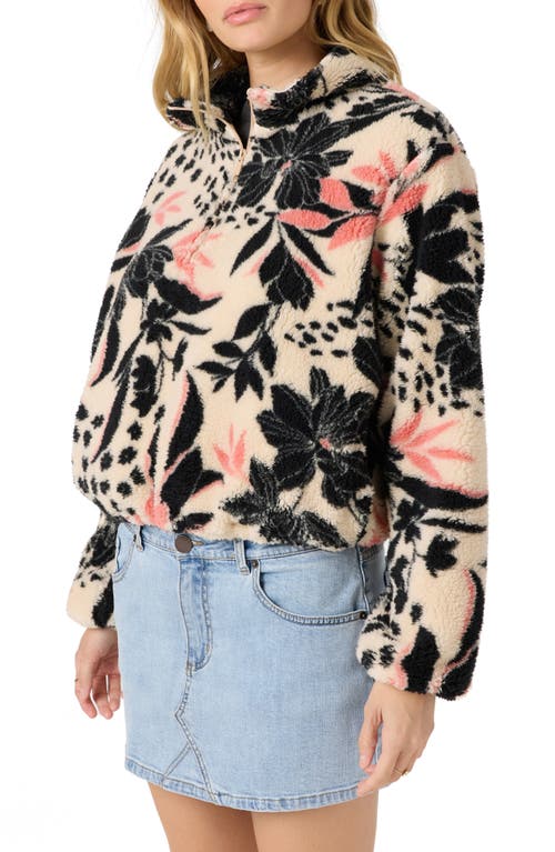 O'neill Kacey Half Zip Fleece Pullover In Multi