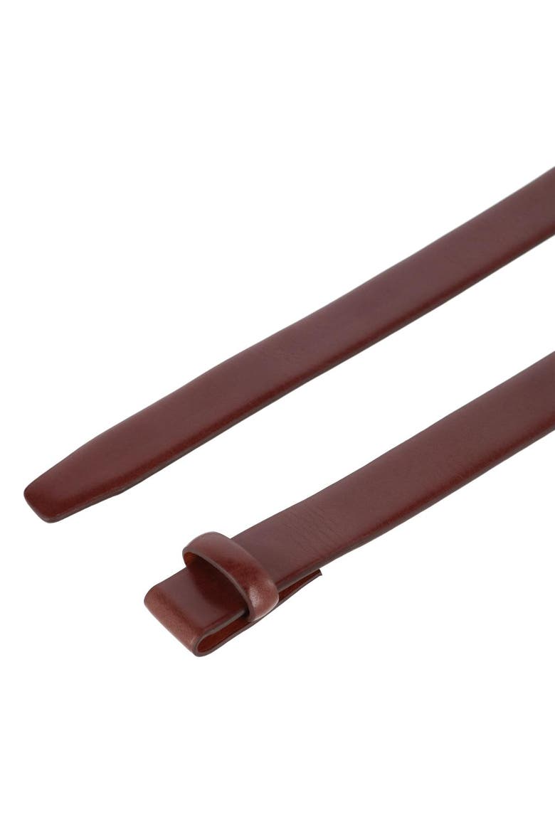 Cortina Leather 30mm Compression Belt Strap, Alternate, color, Mahogany