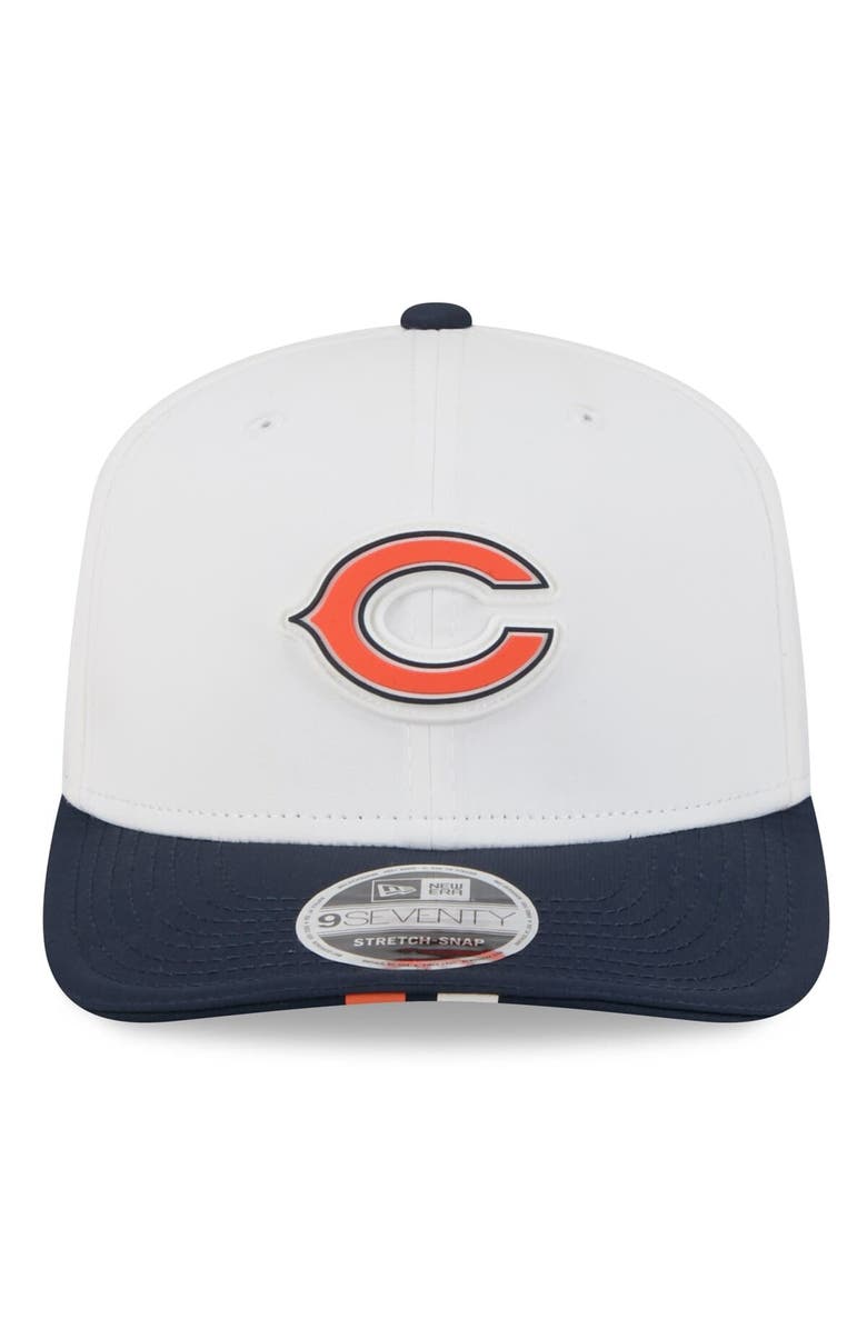 New Era Men's New Era  White/Navy Chicago Bears 2025 NFL Training Camp 9SEVENTY Adjustable Hat, Alternate, color, 