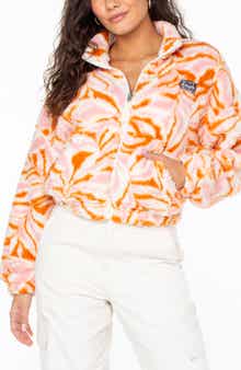 Roxy Cold Surf Print Fleece Jacket