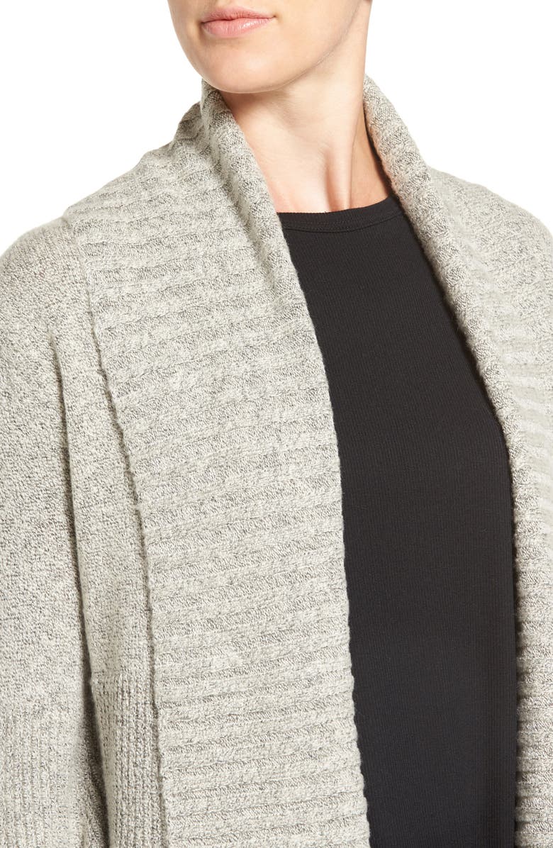 Hinge Ribbed Cardigan, Alternate, color, 