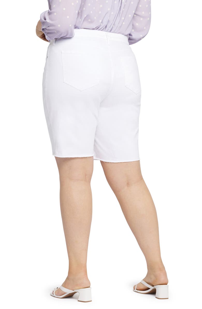 NYDJ Frayed Denim Boyfriend Shorts, Alternate, color, 