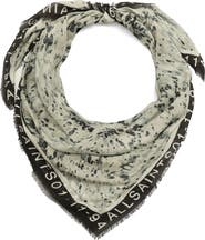 AllSaints Canter Large Square Scarf