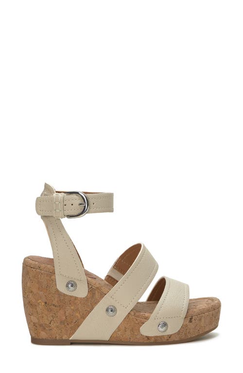 LUCKY BRAND LUCKY BRAND VALINTINA ANKLE STRAP PLATFORM WEDGE SANDAL