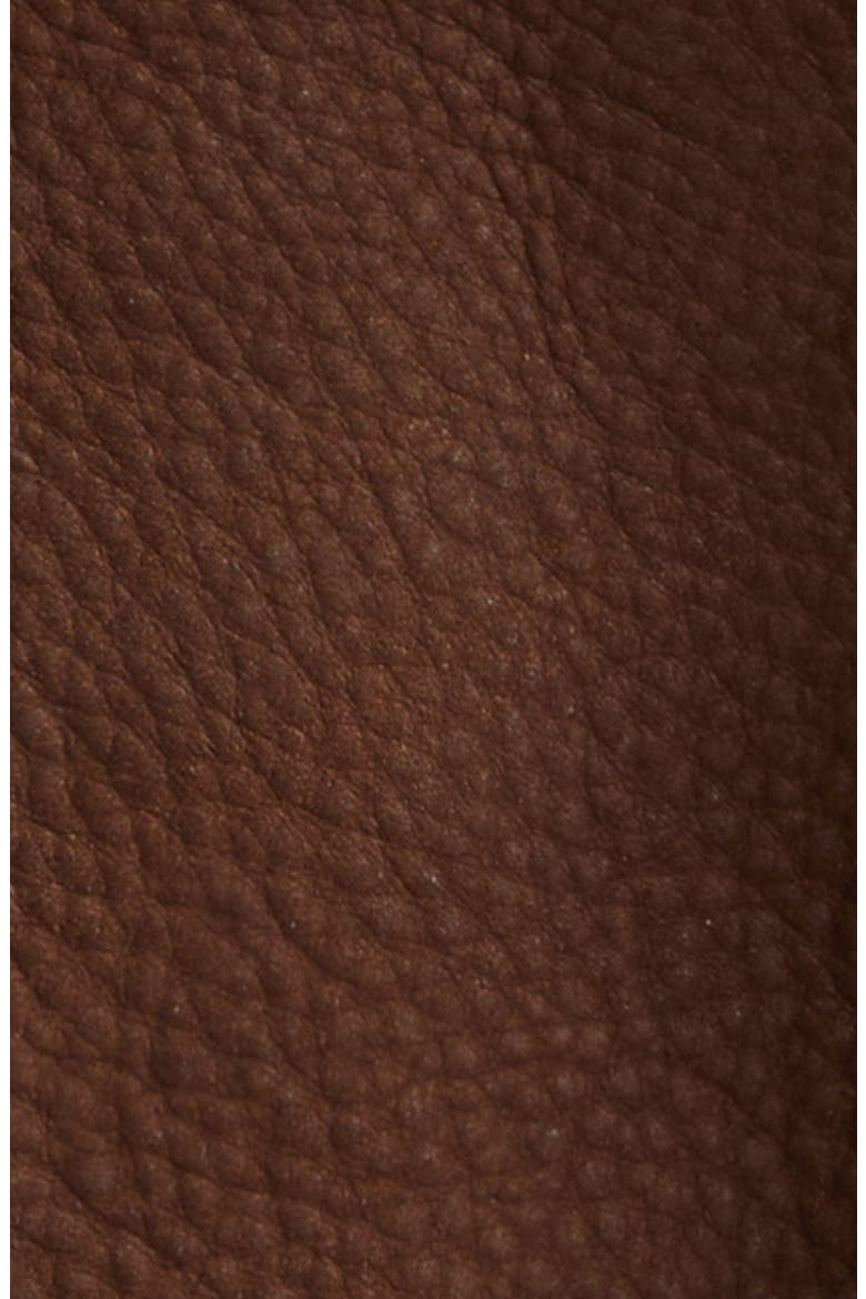 Crop Leather Flight Jacket, Alternate, color, TIRAMISU