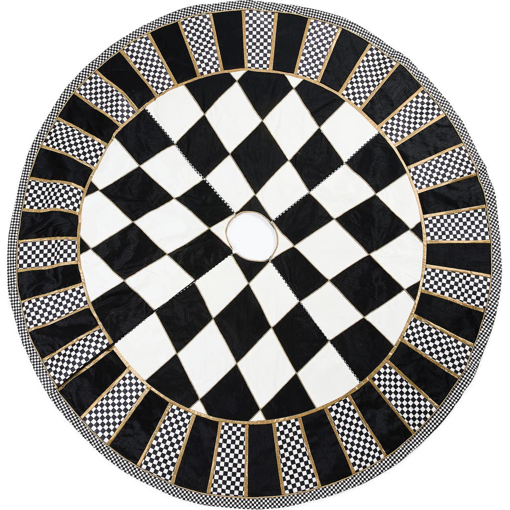 Mackenzie-childs Mackenzie Childs Courtly Noel Tree Skirt In Black