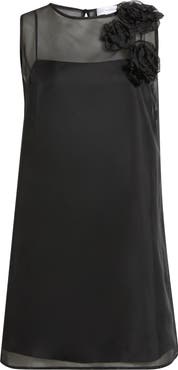 Lucy Paris Kenia Rosette Cocktail Shift Minidress