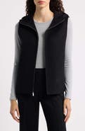Theory Hooded Wool Blend Zip Vest