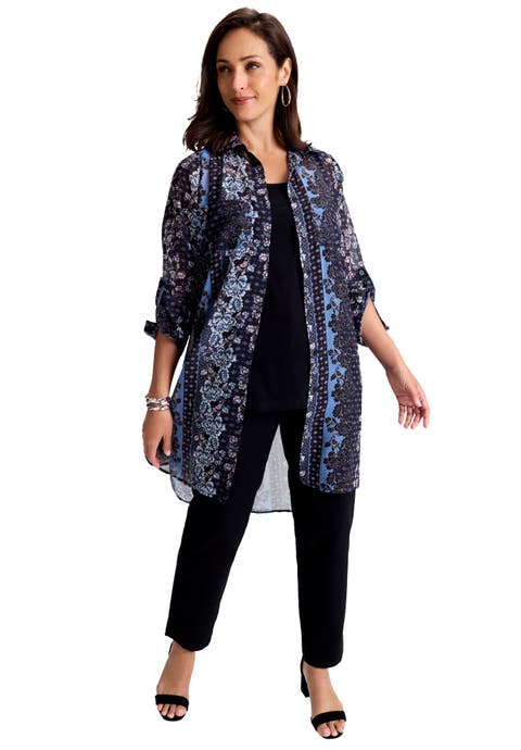 Sheer Georgette Mega Tunic (Plus Available)