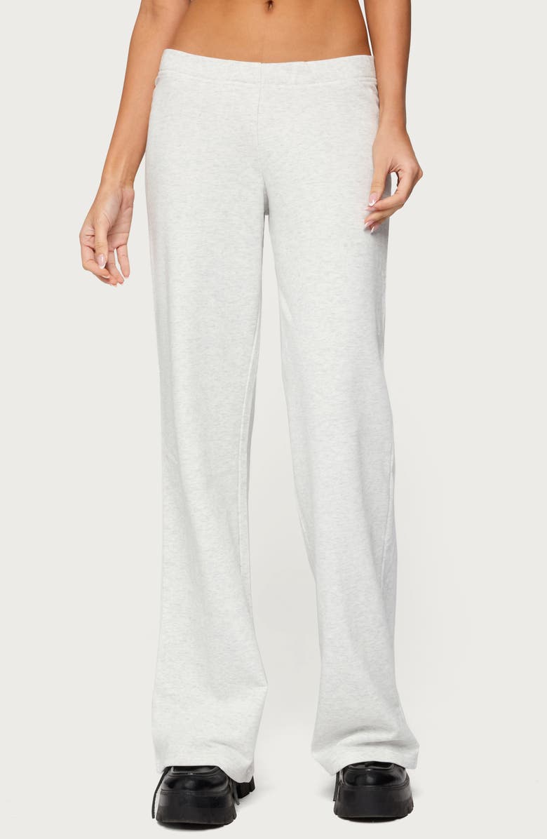 EDIKTED Briela Studded Star Patch Sweatpants, Main, color,